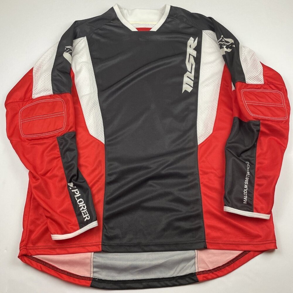 MSR Xplorer Ascent Jersey Men’s M Motocross BMX Long Sleeve Malcolm Smith Racing